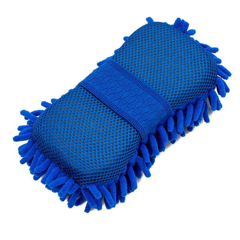 Car Chenille Coral Wash Glove Lint Free Sponge Brush