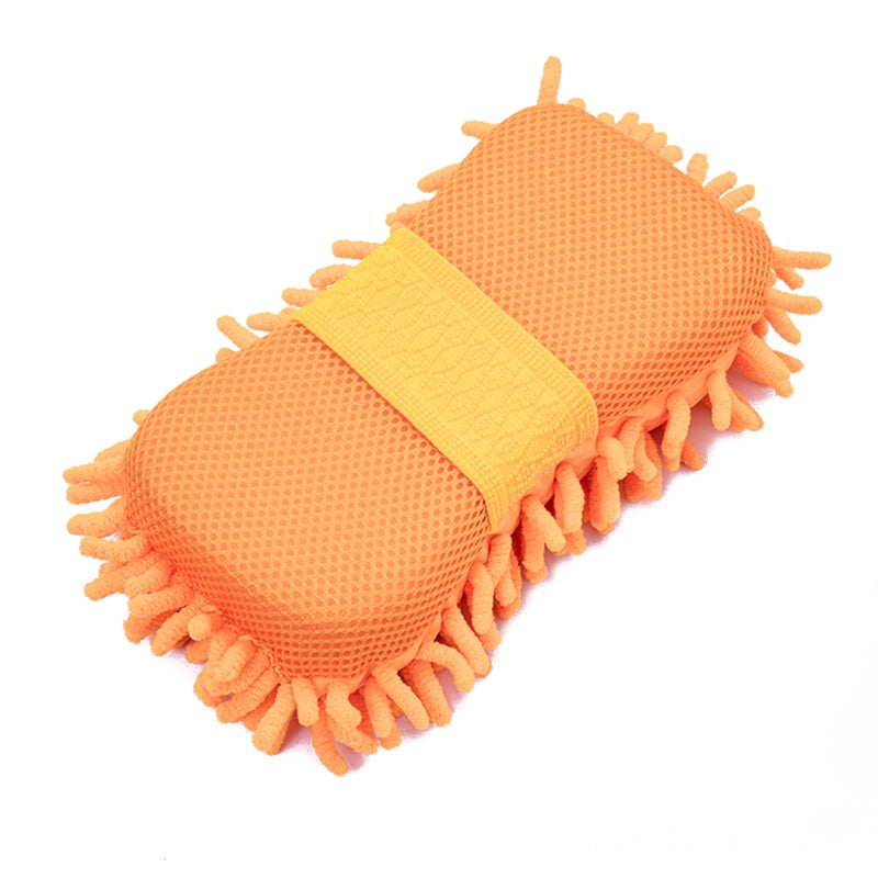 Car Chenille Coral Wash Glove Lint Free Sponge Brush