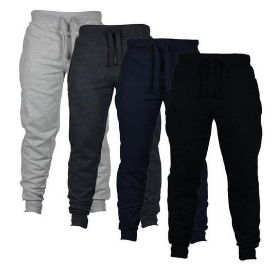 Mens Joggers Casual Pants Fitness Men Sportswear Tracksuit Bottoms Skinny Sweatpants Trousers Black Gyms Jogger Track Pants - teddypopup