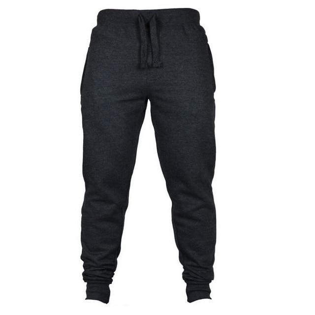 Mens Joggers Casual Pants Fitness Men Sportswear Tracksuit Bottoms Skinny Sweatpants Trousers Black Gyms Jogger Track Pants - teddypopup