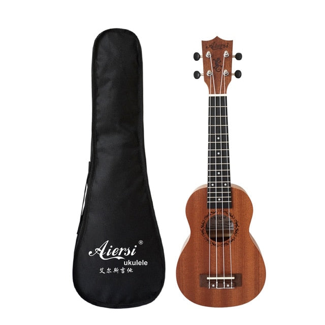 Aiersi full pack 21 inch ukelele mahogany Soprano gecko ukulele guitar musical gifts instrument 4 string Hawaiian mini guitarra