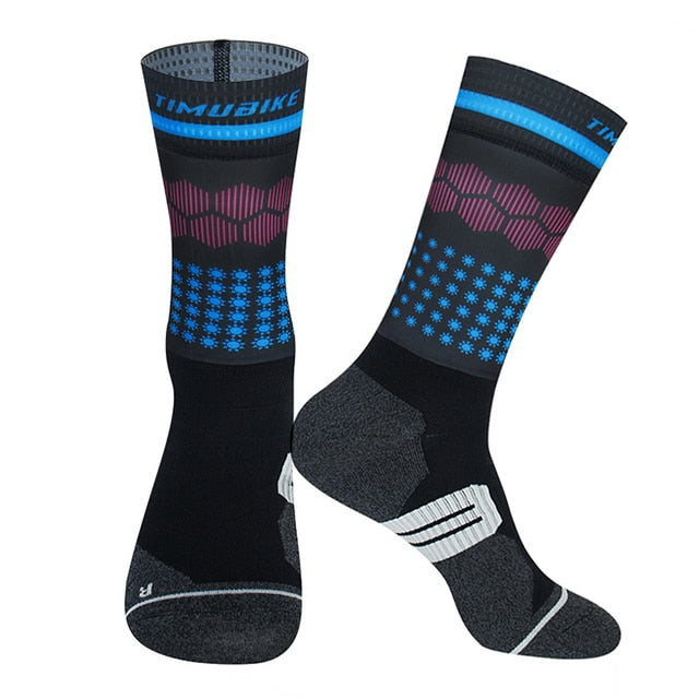 Anti Slip Professional Bike Socks Bicycle Compression Sport Sock Men And Women Street Sports Socks Racing Cycling Socks