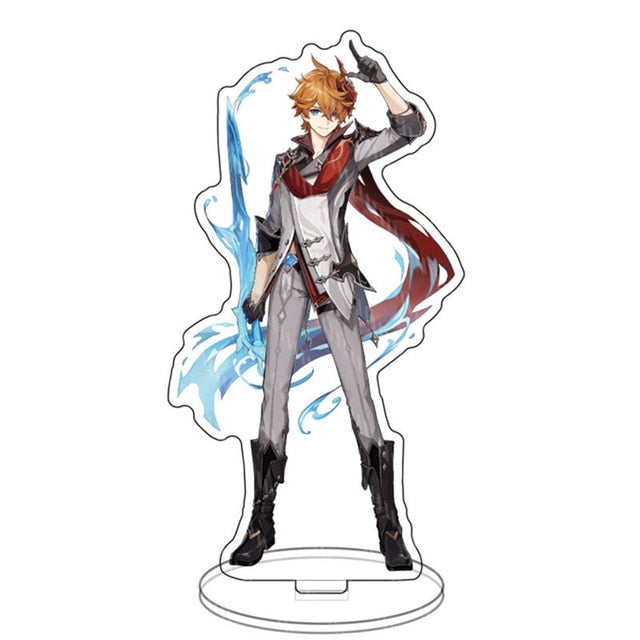 Hot Game Genshin Impact Zhongli Character Acrylic Figure Stand Model Plate Desk Decor Barbara Cute Standing Sign Great Gifts