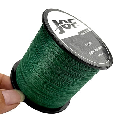 JOF 500M 300M 100M Multicolour PE Braided Wire 8/4 Strands Multifilament Japanese Fishing Line