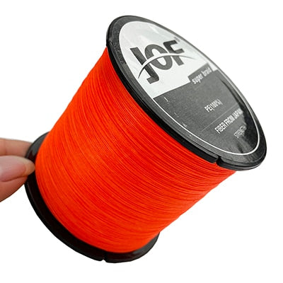 JOF 500M 300M 100M Multicolour PE Braided Wire 8/4 Strands Multifilament Japanese Fishing Line