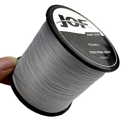 JOF 500M 300M 100M Multicolour PE Braided Wire 8/4 Strands Multifilament Japanese Fishing Line