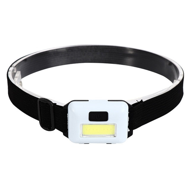 Mini COB LED Headlamp 3 Modes Waterproof Headlight Head Flashlight Torch Lanterna For Outdoor Camping Night Fishing