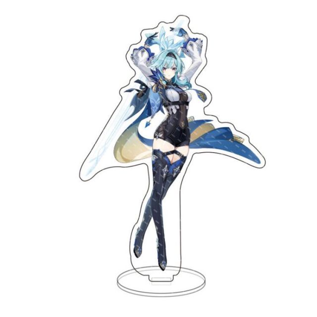 Hot Game Genshin Impact Zhongli Character Acrylic Figure Stand Model Plate Desk Decor Barbara Cute Standing Sign Great Gifts