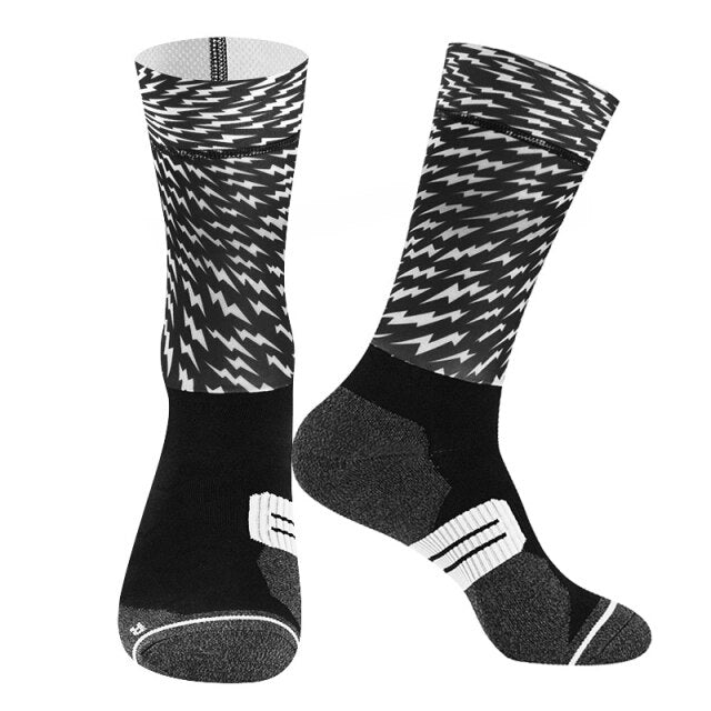 Anti Slip Professional Bike Socks Bicycle Compression Sport Sock Men And Women Street Sports Socks Racing Cycling Socks