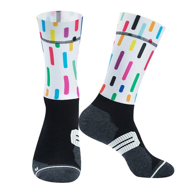 Anti Slip Professional Bike Socks Bicycle Compression Sport Sock Men And Women Street Sports Socks Racing Cycling Socks