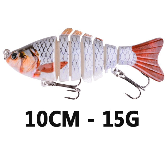 Fishing wobbler Lifelike  6/7 Segment Swimbait Crankbait Hard Bait Slow 10cm 17g 15g Isca Artificial Lures Fishing Tackle