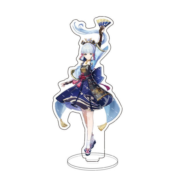 Hot Game Genshin Impact Zhongli Character Acrylic Figure Stand Model Plate Desk Decor Barbara Cute Standing Sign Great Gifts