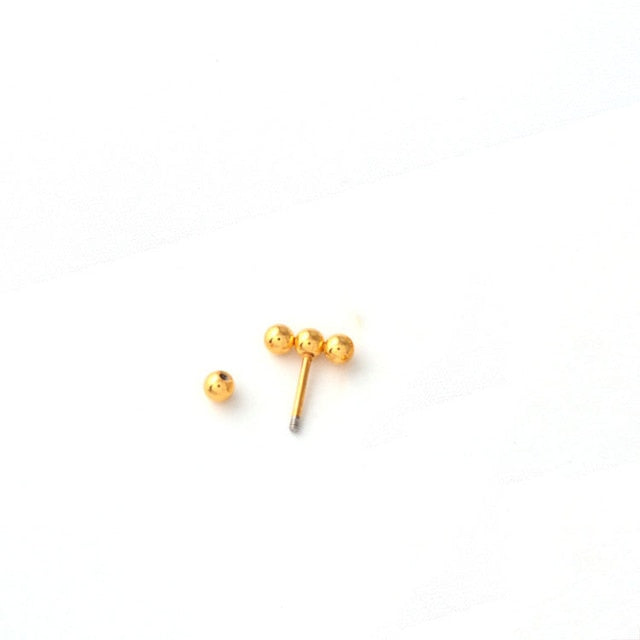 1Pcs Stainless Steel Mini Stud Earrings Heart Star Moon Cross Butterfly Snake Helix Cartilage Tragus Lobe Ear Piercing Jewelry