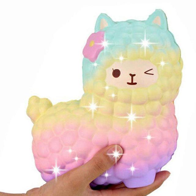 Jumbo Kawaii Popcorn Fries Panda Squishy Cake Deer Milk Squeeze Toys Slow Rising Cream Scented Antistress Child Kid Baby Toys