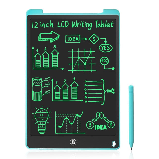 8.5/9.5/12 Inch Erasable Reuseable LCD Writing Tablet Notespad Doodle Board with Colorful Screen Personalized Gift For Children