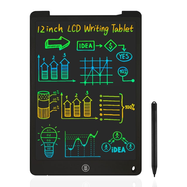 8.5/9.5/12 Inch Erasable Reuseable LCD Writing Tablet Notespad Doodle Board with Colorful Screen Personalized Gift For Children