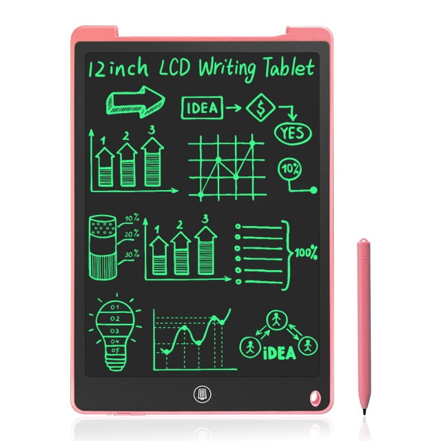 8.5/9.5/12 Inch Erasable Reuseable LCD Writing Tablet Notespad Doodle Board with Colorful Screen Personalized Gift For Children