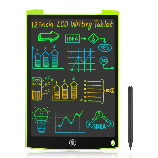 8.5/9.5/12 Inch Erasable Reuseable LCD Writing Tablet Notespad Doodle Board with Colorful Screen Personalized Gift For Children