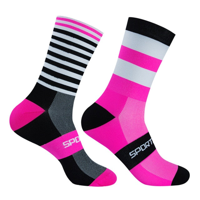 High Quality Profession Team Men Women Cycling Socks Bike Socks Breathable Bicycle Socks Outdoor Sportswear Racing Socks 2021