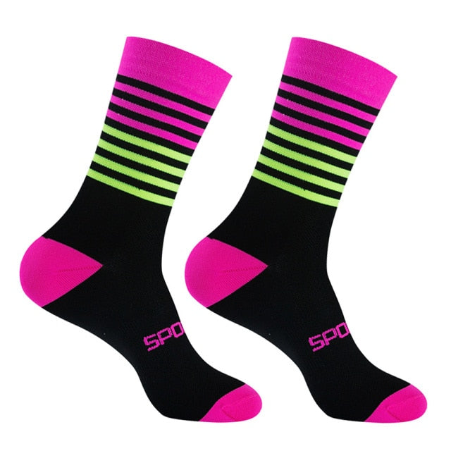 High Quality Profession Team Men Women Cycling Socks Bike Socks Breathable Bicycle Socks Outdoor Sportswear Racing Socks 2021