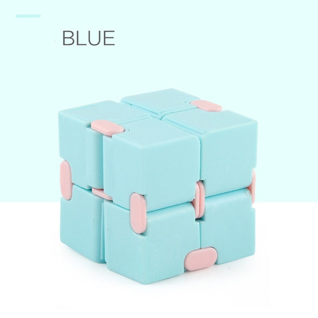 7 Color Creative Infinite Cube Infinity Cube Magic Stress Relief Cube Office Flip Cubic Puzzle Stop Stress Reliever Autism Toys