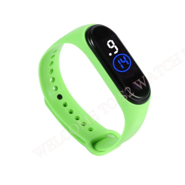 Fashion Sports Watch For Kids Children Waterproof Led Digital Watch Ultra-light Silicone Strap Teen Boys Girls WristWatch Unisex