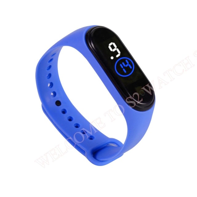 Fashion Sports Watch For Kids Children Waterproof Led Digital Watch Ultra-light Silicone Strap Teen Boys Girls WristWatch Unisex