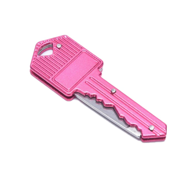 2021 Hot Mini Camping Key Ring Folding Blade Knife Portable Hunting Fold Knife Survival Pocket key Chain Knife Outdoor Tools-zz22zz-teddypopup