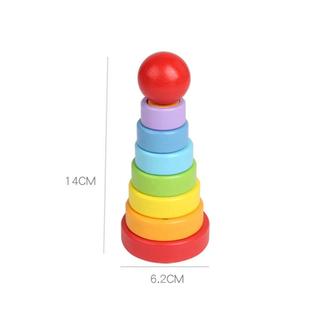 Baby Montessori Educational Math Toy Wooden mini Circles Bead Wire Maze Roller Coaster Abacus Puzzle toys For Kids Boy Girl Gift