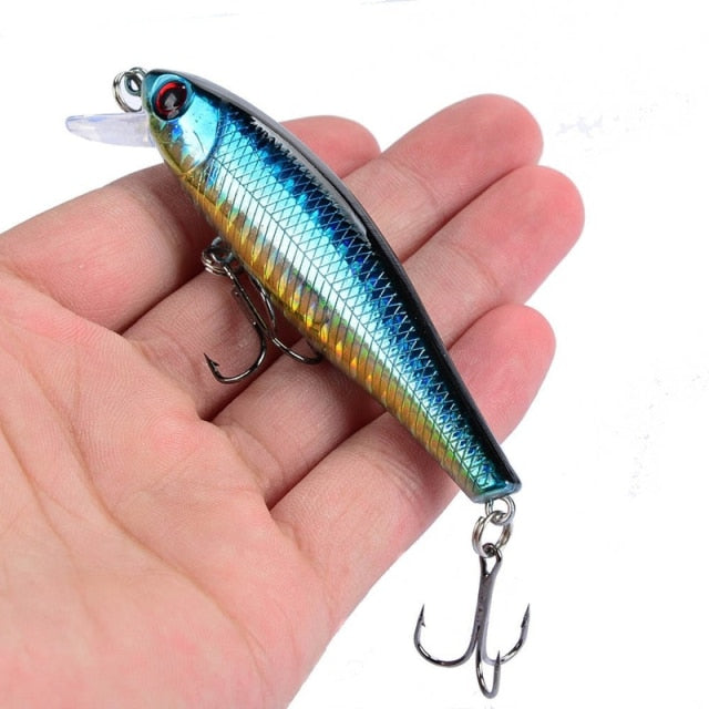 1PCS Japan Hot Model Sinking Minnow Fishing Lures 8.5cm 9.2g Jerkbait Bass Pike Carkbait Wobblers Swimbait Professional Bait