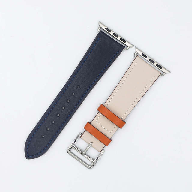 Leather strap for Apple watch band 44mm 40mm 45mm 41mm 38mm 42mm Single tour watchband bracelet iWatch series 5 4 3 6 se 7 band