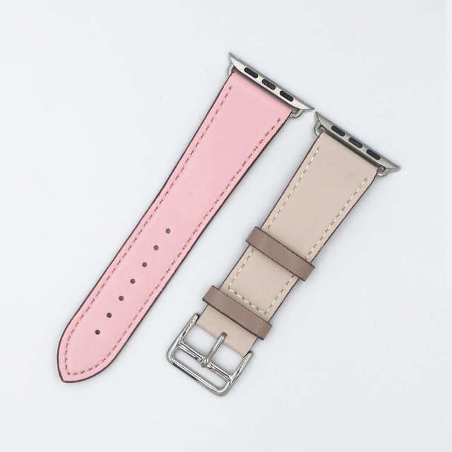 Leather strap for Apple watch band 44mm 40mm 45mm 41mm 38mm 42mm Single tour watchband bracelet iWatch series 5 4 3 6 se 7 band