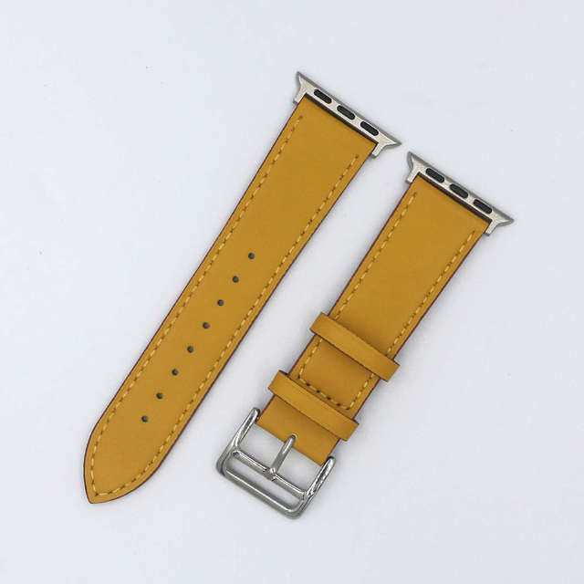 Leather strap for Apple watch band 44mm 40mm 45mm 41mm 38mm 42mm Single tour watchband bracelet iWatch series 5 4 3 6 se 7 band