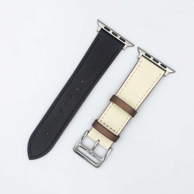 Leather strap for Apple watch band 44mm 40mm 45mm 41mm 38mm 42mm Single tour watchband bracelet iWatch series 5 4 3 6 se 7 band