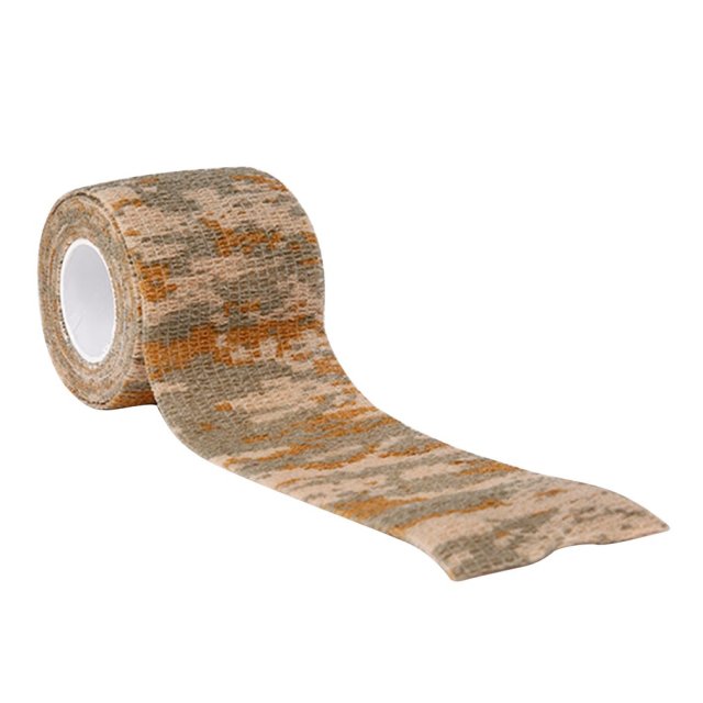 Elastic Wrap Tape Army Adhesive Outdoor Hunting Camouflage Stealth Tape Waterproof Wrap Durable Roll Stealth Wrap Accessory