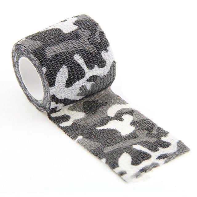 Elastic Wrap Tape Army Adhesive Outdoor Hunting Camouflage Stealth Tape Waterproof Wrap Durable Roll Stealth Wrap Accessory