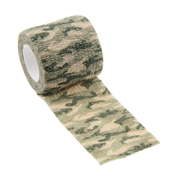 Elastic Wrap Tape Army Adhesive Outdoor Hunting Camouflage Stealth Tape Waterproof Wrap Durable Roll Stealth Wrap Accessory