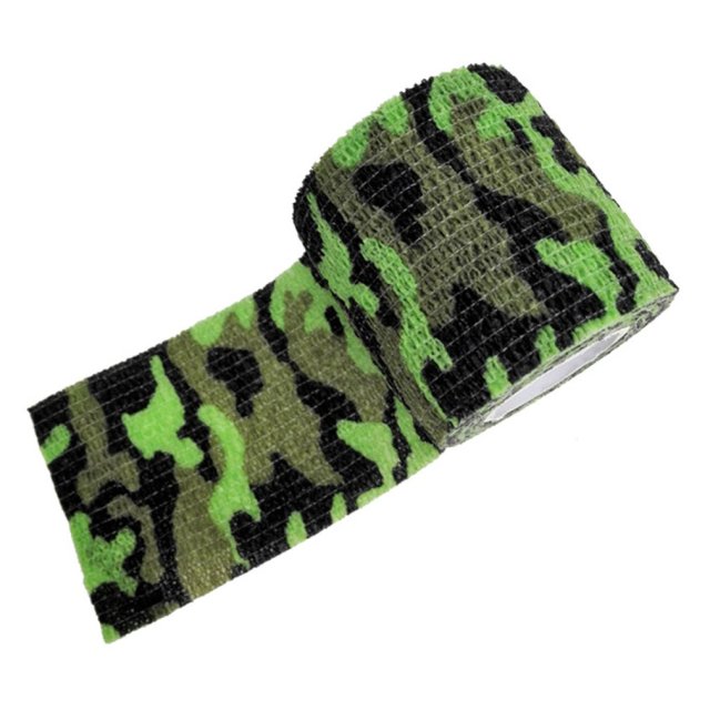 Elastic Wrap Tape Army Adhesive Outdoor Hunting Camouflage Stealth Tape Waterproof Wrap Durable Roll Stealth Wrap Accessory