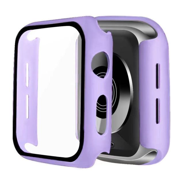 Glass + Cover For Apple Watch case 7/6/SE/5/4/3/2/1 iWatch 42mm 38mm bumper Tempered Glass for apple watch 44mm 40mm 45mm 41mm