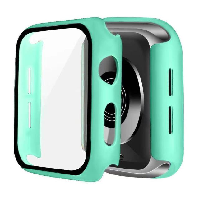 Glass + Cover For Apple Watch case 7/6/SE/5/4/3/2/1 iWatch 42mm 38mm bumper Tempered Glass for apple watch 44mm 40mm 45mm 41mm