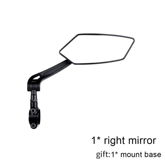 EasyDo Bicycle Handlebar Rear View Mirror Bike Cycling Wide Range Back Sight Reflector Adjustable Left Scooter E Bike Mirror